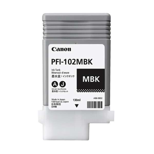 Canon PFI-102MBK Pigment Matte Black Ink Tank 130 ml